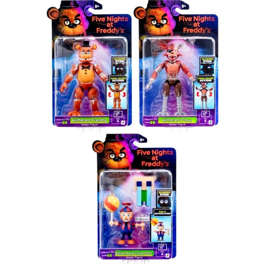 Five Nights at Freddy's 5-inch Core Figure Assortment (6ct) RRP £9.99 Five Nights at Freddy's 5-inch Core Figure Assortment (6ct) RRP £9.99