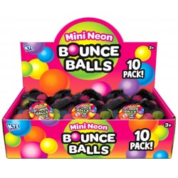 Bouncy Balls 10-pack Mini Neon Colours in Net (18ct) RRP £1.99 Bouncy Balls 10-pack Mini Neon Colours in Net (18ct) RRP £1.99