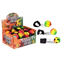 Rebound Sports Balls with Wrist Strap (24ct) RRP £1.99 Rebound Sports Balls with Wrist Strap (24ct) RRP £1.99