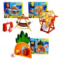 Spongebob Squarepants Playset Assortment (6ct) RRP £7.99 Spongebob Squarepants Playset Assortment (6ct) RRP £7.99