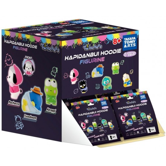 Twinchees Sanrio Hapidanbui Hoodie Figures (24ct) RRP £5.99 (AVAILABLE AUGUST 2025)