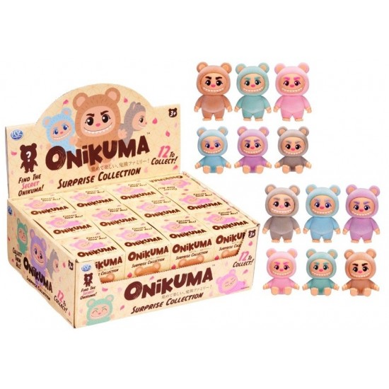 Onikuma Blind Box with Flocked Figures (12ct) RRP £2.99 Onikuma Blind Box with Flocked Figures (12ct) RRP £2.99