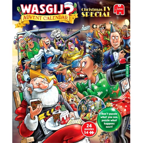 WASGIJ Christmas Advent Calendar - Christmas TV Special (24 x 54 piece) RRP £32.99 (AVAILABLE FROM SEPTEMBER 2026) WASGIJ Christmas Advent Calendar - Christmas TV Special (24 x 54 piece) RRP £32.99 (AVAILABLE FROM SEPTEMBER 2026)