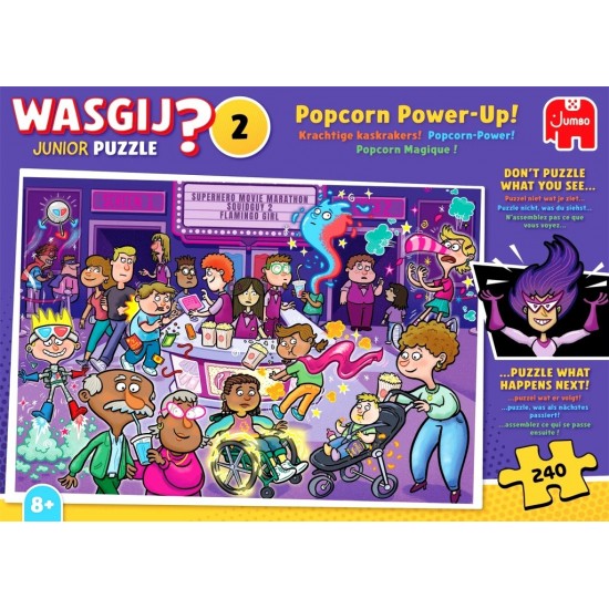 WASGIJ Junior 2 - Popcorn Power-Up RRP £8.99 WASGIJ Junior 2 - Popcorn Power-Up RRP £8.99