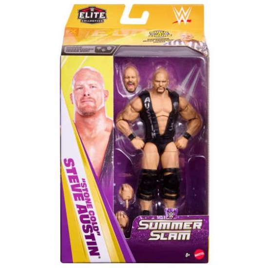 WWE Elite Collection Deluxe 6" "Stone Cold" Steve Austin Figure (5ct) RRP £27.99