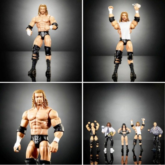 WWE Elite Collection Deluxe 6" Triple H Figure (5ct) RRP £27.99