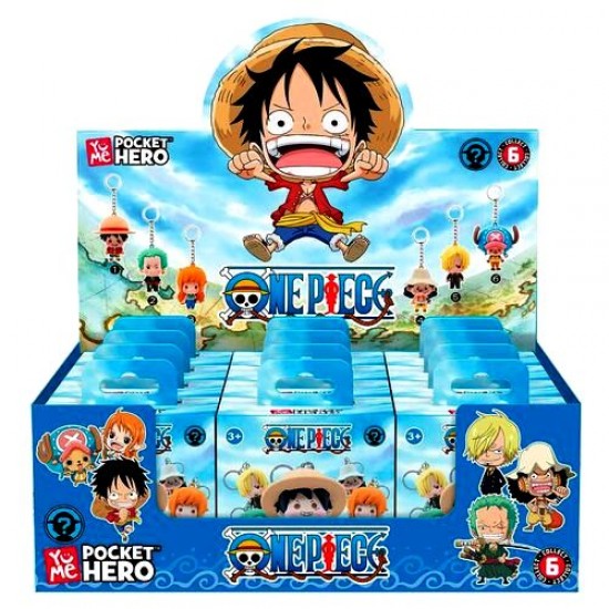 One Piece Pocket Hero 3D Keychains (12ct) RRP £6.99