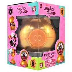 Squid Game Piggy Bank Mystery Capsule (6ct) RRP £14.99