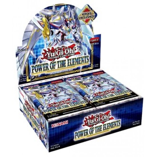 Yu-Gi-Oh Power of the Elements Boosters (24ct) RRP £3.99 - SOLD OUT TO PRE ORDER