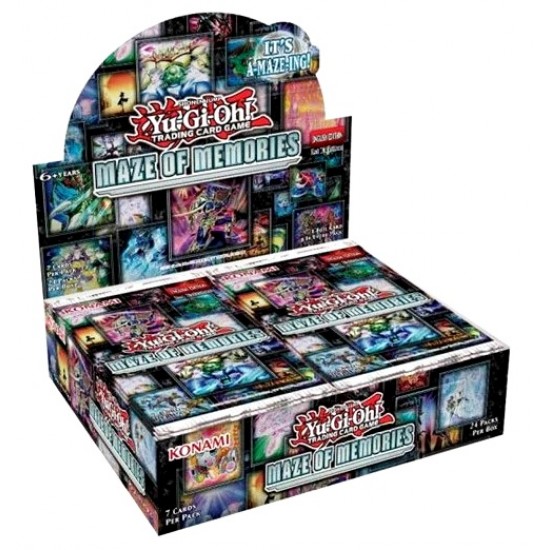 Yu-Gi-Oh Maze of Memories Boosters (24ct) RRP £3.99