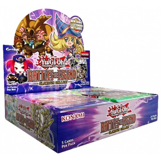 Yu-Gi-Oh Battles of Legend: Glorious Gallery Boosters (24ct) RRP £4.49 (LATEST RELEASE) Yu-Gi-Oh Battles of Legend: Glorious Gallery Boosters (24ct) RRP £4.49 (LATEST RELEASE)
