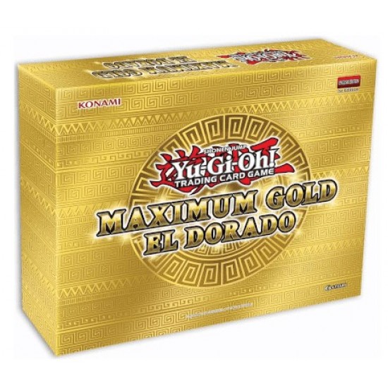 Yu-Gi-Oh Maximum Gold - El Dorado Tuckbox RRP £28.99 Yu-Gi-Oh Maximum Gold - El Dorado Tuckbox RRP £28.99