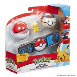 Pokemon Clip 'n' Go Poke Ball Belt - Pikachu (4ct) RRP £19.99