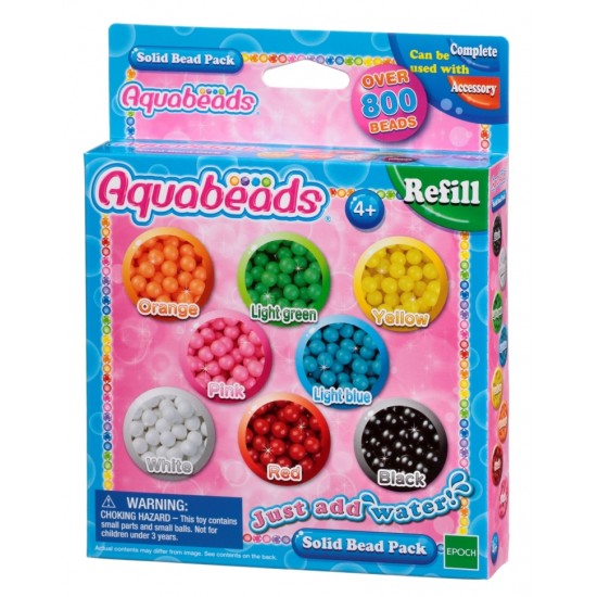 Aquabeads Solid Bead Pack (6ct) (79168) RRP £4.99