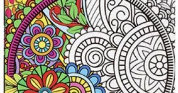 A4 48 Pages Mandalas Colour Therapy Book