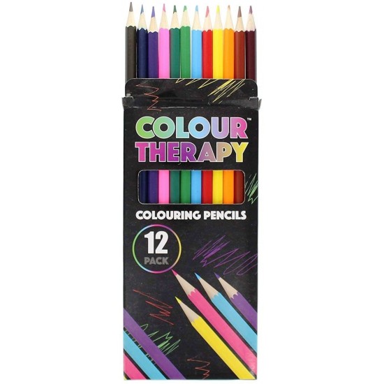 Colour Therapy 12-piece Colouring Pencils (24ct) RRP £1.49