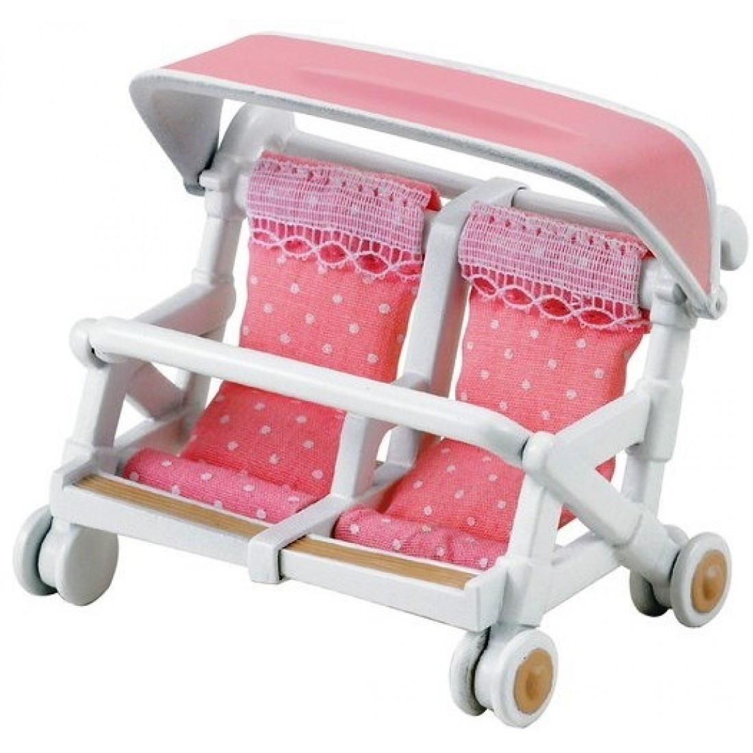 sylvanian families double pushchair