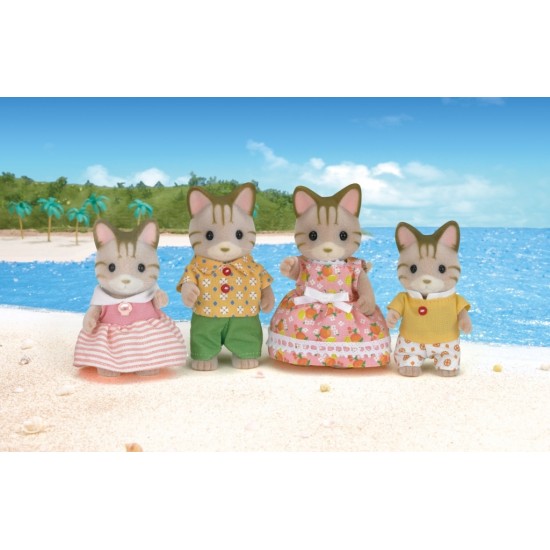 Striped Cat Family (SYL05180) RRP £21.99
