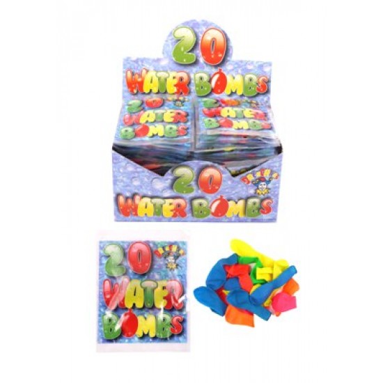 Water Bomb Balloons & Nozzle (75pcs) (24ct) RRP £0.99